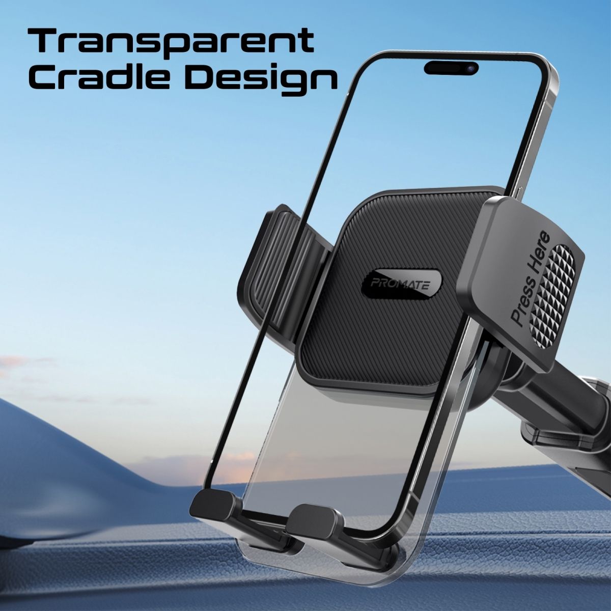 TransHold Transparent Cradle Design